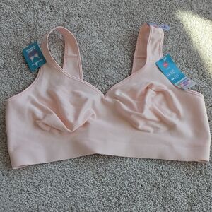 Hanes Light Pink Seamless Bra